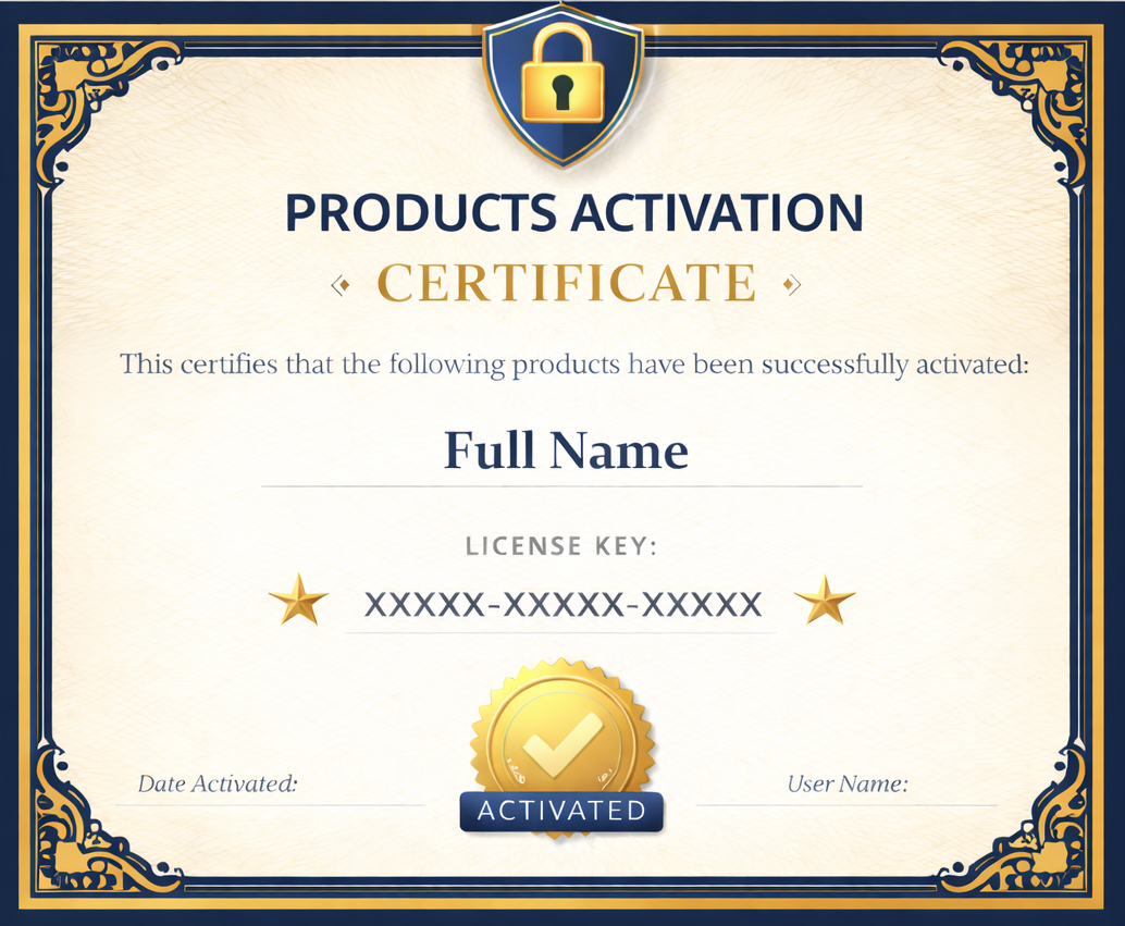 Products Activation – Certified Access