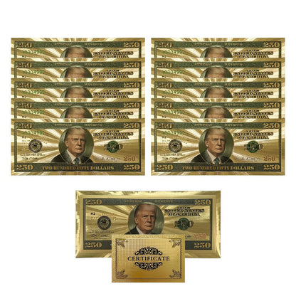 The Official Trump $250 Bucks Bills – Certified